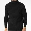 Meilleur prix 🔥 Pull Col Roulé CR-089 Noir de Uniplay ✨ -Uniplay Soldes ikao 345244 CR 089 BLACK 20221028T160018 01