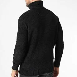 Meilleur prix 🔥 Pull Col Roulé CR-089 Noir de Uniplay ✨ -Uniplay Soldes ikao 345244 CR 089 BLACK 20221028T160023 04