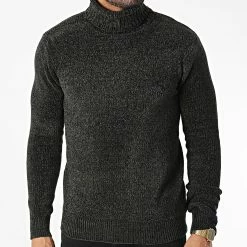 Bon marché ✔️ Pull Col Roulé CR-089 Vert Kaki de Uniplay ✨ -Uniplay Soldes ikao 345254 CR 089 ARMY GREEN 20221028T162347 03