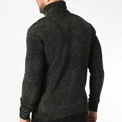 Bon marché ✔️ Pull Col Roulé CR-089 Vert Kaki de Uniplay ✨ -Uniplay Soldes ikao 345254 CR 089 ARMY GREEN 20221028T162349 04