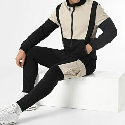 Acheter 🛒 Ensemble Veste Zippée Et Pantalon Jogging UP-ES-81 Beige de Uniplay 🌟