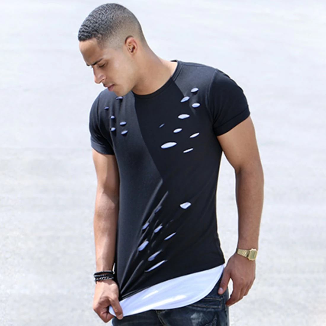 Vente flash 😉 Tee 👚 Shirt Oversize UP-T132 Noir de Uniplay ❤️ 6 Vente flash 😉 Tee 👚 Shirt Oversize UP-T132 Noir de Uniplay ❤️ – Image 5