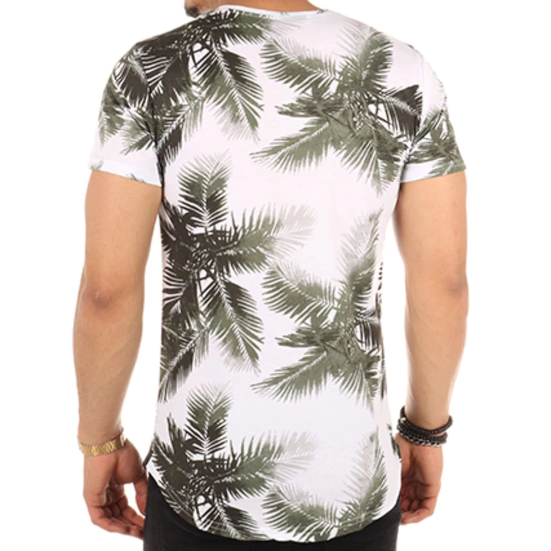 Bon marché 😍 Tee 👚 Shirt Oversize T153 Floral Blanc Vert Kaki de Uniplay 💯 6 Bon marché 😍 Tee 👚 Shirt Oversize T153 Floral Blanc Vert Kaki de Uniplay 💯 – Image 4