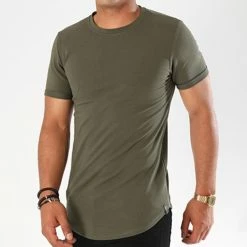 Remise 🎉 Tee 👕 Shirt Oversize UP-T311 Vert Kaki de Uniplay 👍