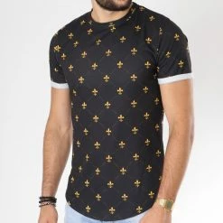 Remise ✨ Tee 👚 Shirt Oversize T335 Noir de Uniplay 🎉