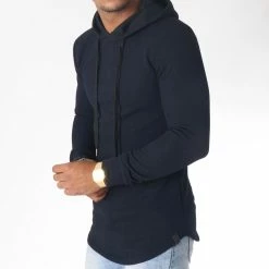 Meilleure vente 👏 Sweat Capuche Oversize 517602 Bleu Marine de Uniplay 💯