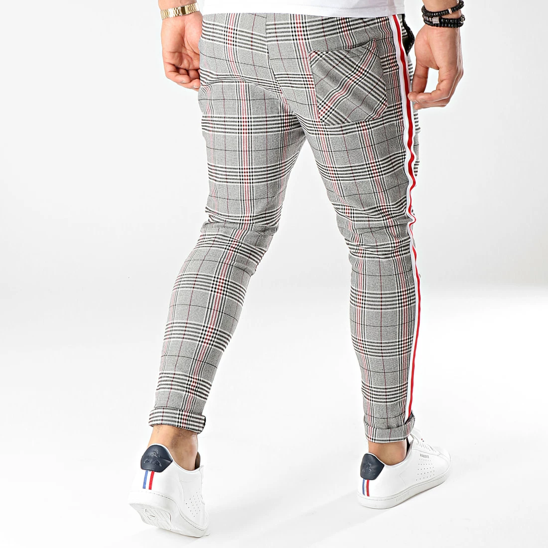Acheter 🔔 Pantalon Carreaux T3297 Noir Blanc Rouge de Uniplay 🌟 6 Acheter 🔔 Pantalon Carreaux T3297 Noir Blanc Rouge de Uniplay 🌟 – Image 4