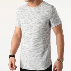 Meilleure affaire 💯 Tee 👕 Shirt Oversize T756 Gris Chiné de Uniplay 🤩 -Uniplay Soldes uniplay 254290 UP T756 GREY 20210302T090641 01