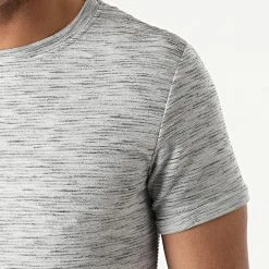 Meilleure affaire 💯 Tee 👕 Shirt Oversize T756 Gris Chiné de Uniplay 🤩 -Uniplay Soldes uniplay 254290 UP T756 GREY 20210302T090644 02