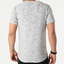 Meilleure affaire 💯 Tee 👕 Shirt Oversize T756 Gris Chiné de Uniplay 🤩 -Uniplay Soldes uniplay 254290 UP T756 GREY 20210302T090647 04