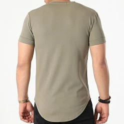 Promo 🌟 Tee 👕 Shirt Oversize UY577 Vert Kaki de Uniplay 👍 -Uniplay Soldes uniplay 254297 UY577 ARMY GREEN 20210226T150716 04