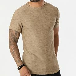 Offres 👏 Tee 👕 Shirt Oversize T756 Marron de Uniplay ✔️