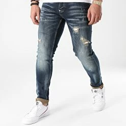 Grosses soldes 😍 Jean Slim 503 Bleu Denim de Uniplay 🎉