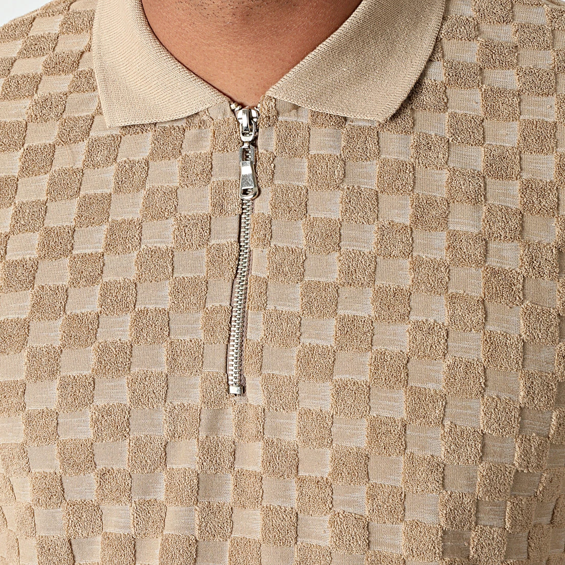 Tout neuf ❤️ Polo Manches Courtes PL-01 Beige de Uniplay 😀 3 Tout neuf ❤️ Polo Manches Courtes PL-01 Beige de Uniplay 😀 – Image 2