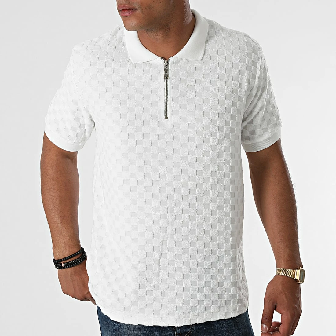 De gros ✔️ Polo Manches Courtes PL-01 Blanc de Uniplay 😀 5 De gros ✔️ Polo Manches Courtes PL-01 Blanc de Uniplay 😀 – Image 3