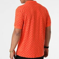 Vente flash ⌛ Polo Manches Courtes PL-01 Orange de Uniplay 🔥 -Uniplay Soldes uniplay 269634 PL 01 ORANGE 20210614T152204 04