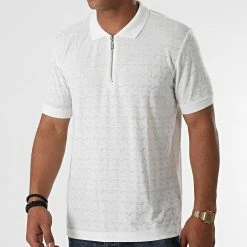 Budget 🤩 Polo Manches Courtes PL-09 Blanc de Uniplay 🎁