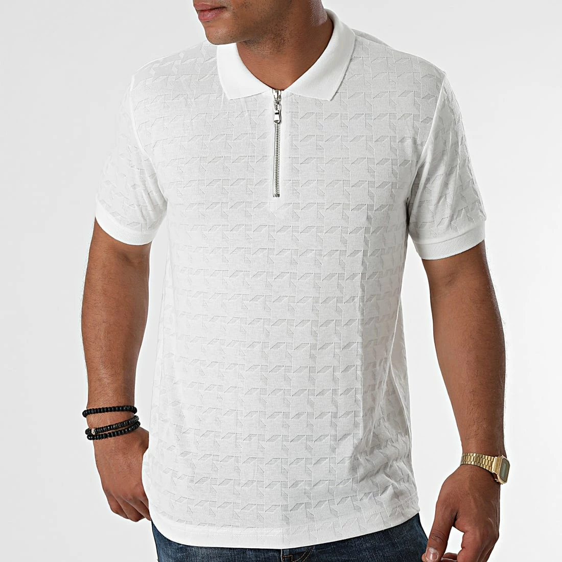 Budget 🤩 Polo Manches Courtes PL-09 Blanc de Uniplay 🎁 5 Budget 🤩 Polo Manches Courtes PL-09 Blanc de Uniplay 🎁 – Image 3