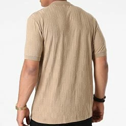Vente flash 🌟 Polo Manches Courtes PL-12 Beige de Uniplay 🛒 -Uniplay Soldes uniplay 269782 PL 12 CAMEL 20210614T152839 04