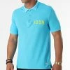 Promo 🎉 Polo Manches Courtes TS-10 Bleu Clair de Uniplay 🧨 -Uniplay Soldes uniplay 269789 TS 10 BLUE YELLOW 20210610T162615 01