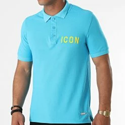 Promo 🎉 Polo Manches Courtes TS-10 Bleu Clair de Uniplay 🧨