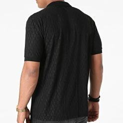 Grosses soldes 🎁 Polo Manches Courtes PL-08 Noir de Uniplay ✔️ -Uniplay Soldes uniplay 269793 PL 08 BLACK 20210610T093429 04