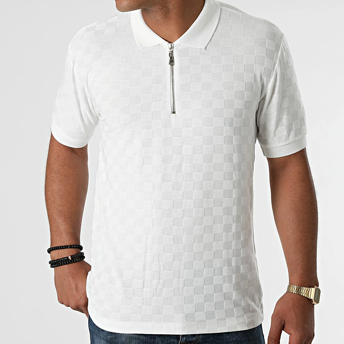 Meilleur prix 😀 Polo Manches Courtes PL-13 Blanc de Uniplay 👏 5 Meilleur prix 😀 Polo Manches Courtes PL-13 Blanc de Uniplay 👏 – Image 3