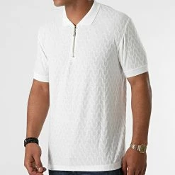 Nouveau 👏 Polo Manches Courtes PL-08 Blanc de Uniplay 🎁