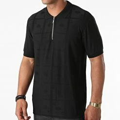 Meilleure vente ⌛ Polo Manches Courtes PL-14 Noir de Uniplay 🧨