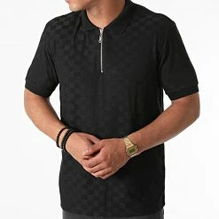 Meilleur prix 👍 Polo Manches Courtes PL-13 Noir de Uniplay 🎁 -Uniplay Soldes uniplay 269832 PL 13 BLACK 20210610T093510 03