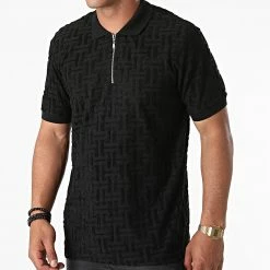 Bon marché ⭐ Polo Manches Courtes PL-10 Noir de Uniplay 💯