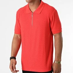 Coupon 🧨 Polo Manches Courtes PL-02 Orange de Uniplay 👏