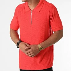 Coupon 🧨 Polo Manches Courtes PL-02 Orange de Uniplay 👏 -Uniplay Soldes uniplay 269855 PL 02 ORANGE 20210614T153254 03