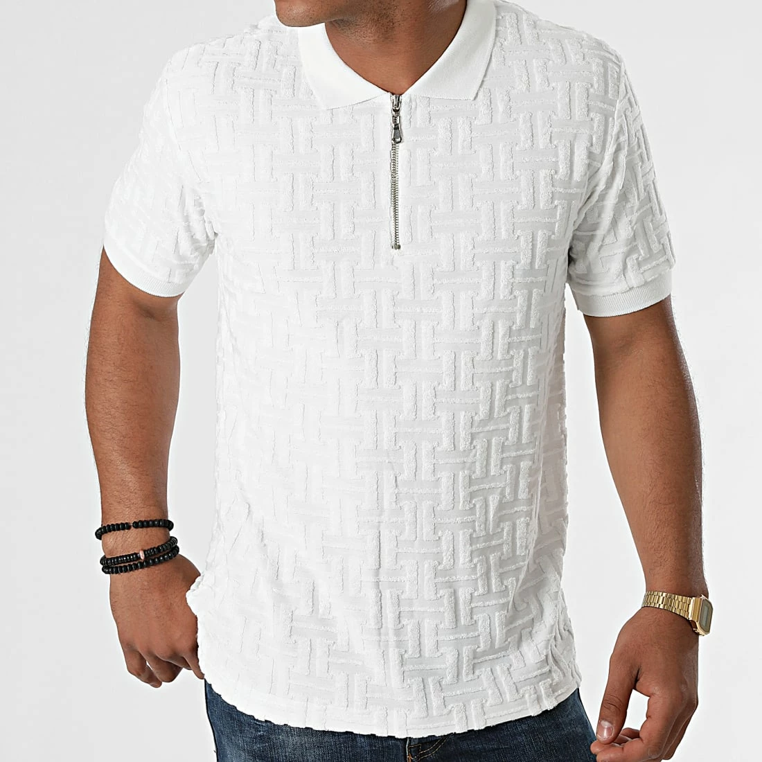 Coupon 🌟 Polo Manches Courtes PL-10 Blanc de Uniplay 🔥 5 Coupon 🌟 Polo Manches Courtes PL-10 Blanc de Uniplay 🔥 – Image 3