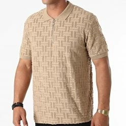 Acheter 🔔 Polo Manches Courtes PL-10 Beige de Uniplay ✔️