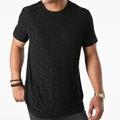 Promo 🎉 Tee 👚 Shirt TSJ-03 Noir de Uniplay ❤️ -Uniplay Soldes uniplay 269907 TSJ 03 BLACK 20210610T094446 03