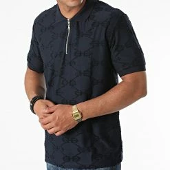 Promo 🧨 Polo Manches Courtes PL-15 Bleu Marine de Uniplay 👍 -Uniplay Soldes uniplay 269911 PL 15 NAVY 20210610T155018 03