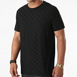 Bon marché ⭐ Tee 👚 Shirt TSJ-06 Noir de Uniplay ❤️