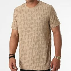 Bon marché 🎁 Tee 👕 Shirt TSJ-10 Beige de Uniplay ✔️