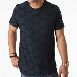 Nouveau 😍 Tee 👕 Shirt TSJ-15 Bleu Marine de Uniplay 😉 -Uniplay Soldes uniplay 269935 TSJ 15 NAVY 20210610T154807 03