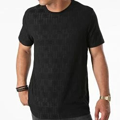 Meilleur prix ❤️ Tee 👚 Shirt TSJ-12 Noir de Uniplay 🔔 -Uniplay Soldes uniplay 269938 TSJ 12 BLACK 20210610T094643 03