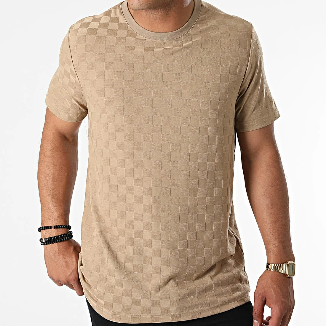 Nouveau 🎁 Tee 👚 Shirt TSJ-13 Beige de Uniplay 😍 5 Nouveau 🎁 Tee 👚 Shirt TSJ-13 Beige de Uniplay 😍 – Image 3