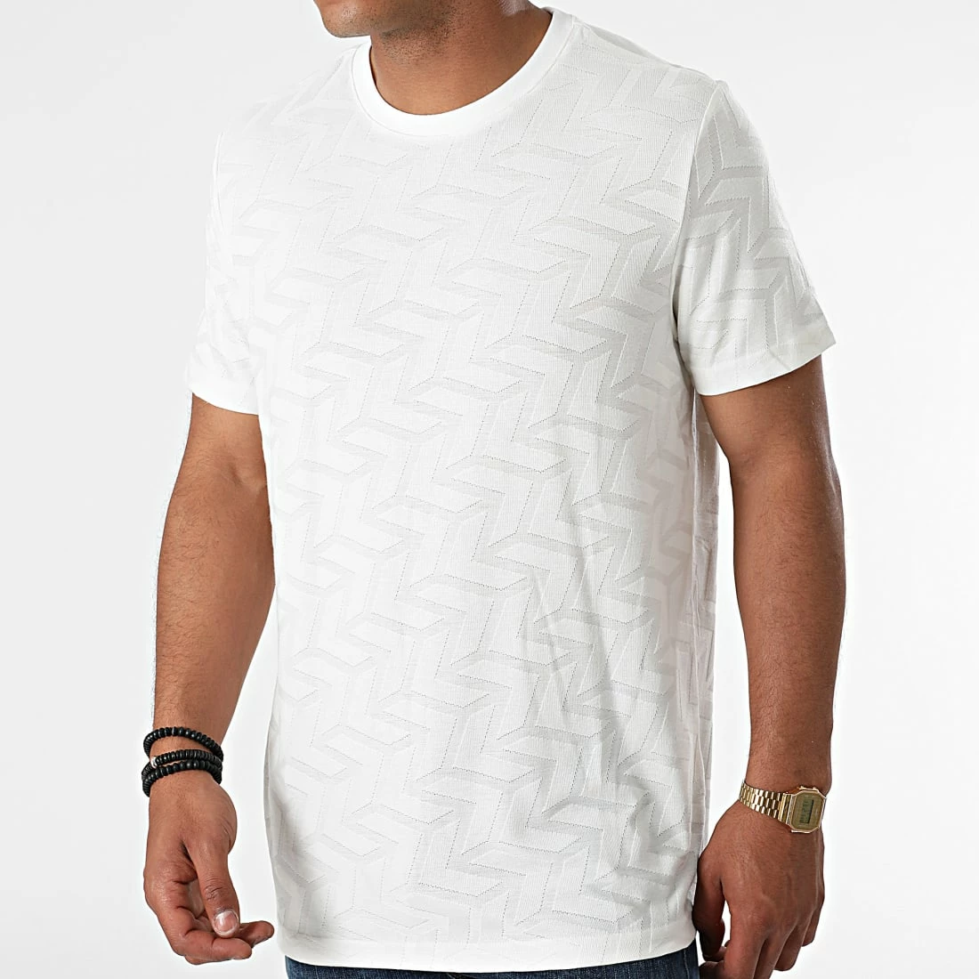 De gros 🎁 Tee 👚 Shirt TSJ-03 Blanc de Uniplay 🌟 5 De gros 🎁 Tee 👚 Shirt TSJ-03 Blanc de Uniplay 🌟 – Image 3