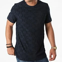 Promo 👍 Tee 👕 Shirt TSJ-10 Bleu Marine de Uniplay 🧨