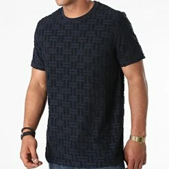 Promo 👍 Tee 👕 Shirt TSJ-10 Bleu Marine de Uniplay 🧨 -Uniplay Soldes uniplay 269956 TSJ 10 NAVY 20210610T154832 03