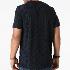 Promo 👍 Tee 👕 Shirt TSJ-10 Bleu Marine de Uniplay 🧨 -Uniplay Soldes uniplay 269956 TSJ 10 NAVY 20210610T154834 04