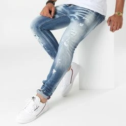 Grosses soldes 🤩 Jean Slim 541 Bleu Denim de Uniplay ⭐ -Uniplay Soldes uniplay 271910 541 BLUE 20210716T152940 03