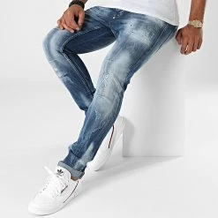 Remise 🔥 Jean Slim 529 Bleu Denim de Uniplay 🌟 -Uniplay Soldes uniplay 271919 529 BLUE 20210705T152346 03