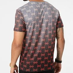 Vente flash ⌛ Tee 👚 Shirt Dégradé UY659 Gris Anthracite Noir de Uniplay ✔️ -Uniplay Soldes uniplay 273880 UY659 BLACK 20210716T143412 04