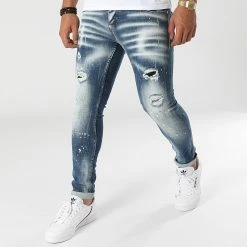 Vente flash 🔥 Jean Skinny 477 Bleu Denim de Uniplay 🤩